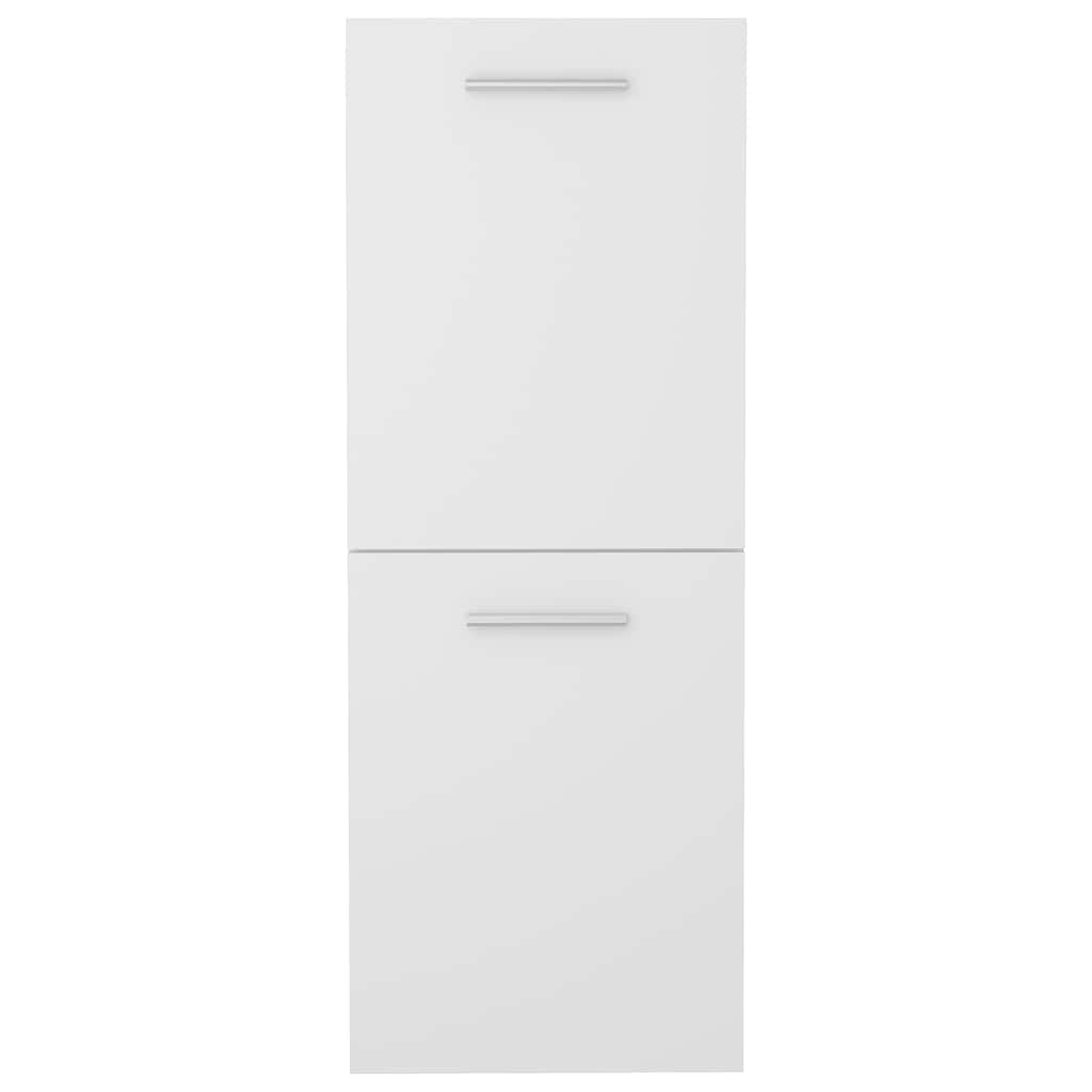 Armadio da Bagno Bianco in legno multistrato