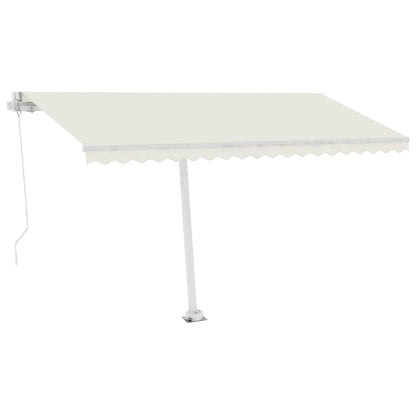 Set Pali per Tenda da Sole Bianco 450x245 cm Ferro - homemem39