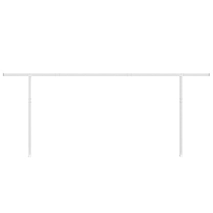 Set Pali per Tenda da Sole Bianco 600x245 cm Ferro - homemem39