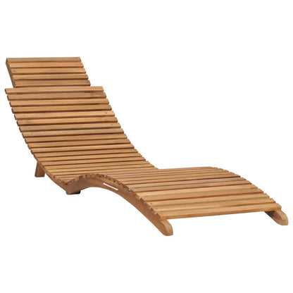 Set Salotto da Giardino 3 pz Pieghevole in Massello di Teak - homemem39
