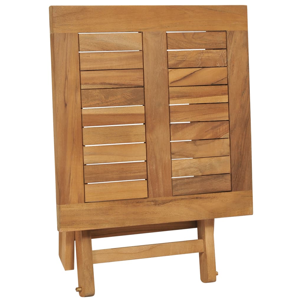 Set Salotto da Giardino 3 pz Pieghevole in Massello di Teak - homemem39