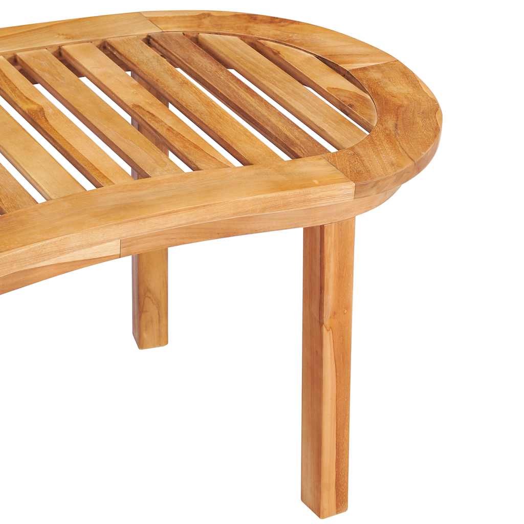 Set Salotto da Giardino 5 pz Design Curvo in Massello di Teak | homemem39
