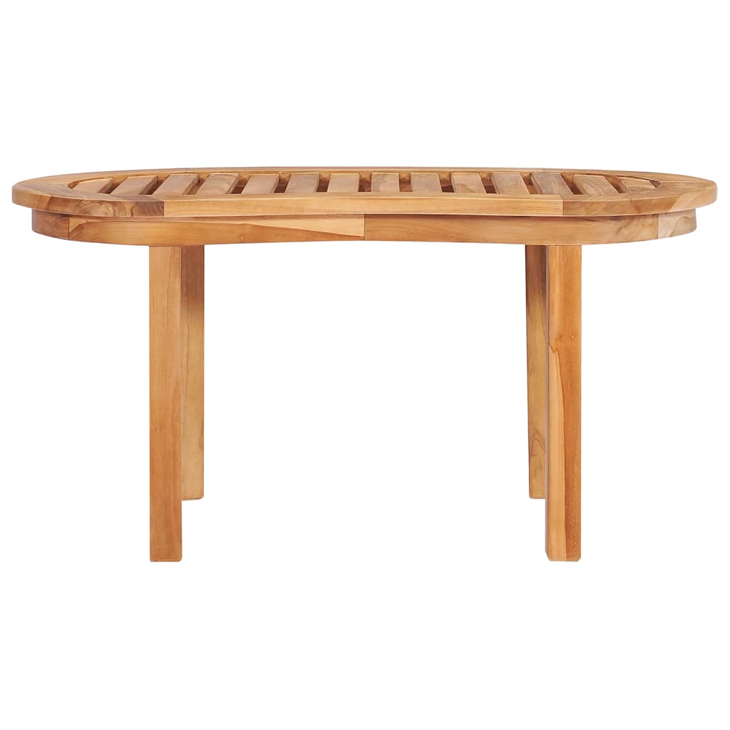 Set Salotto da Giardino 5 pz Design Curvo in Massello di Teak | homemem39