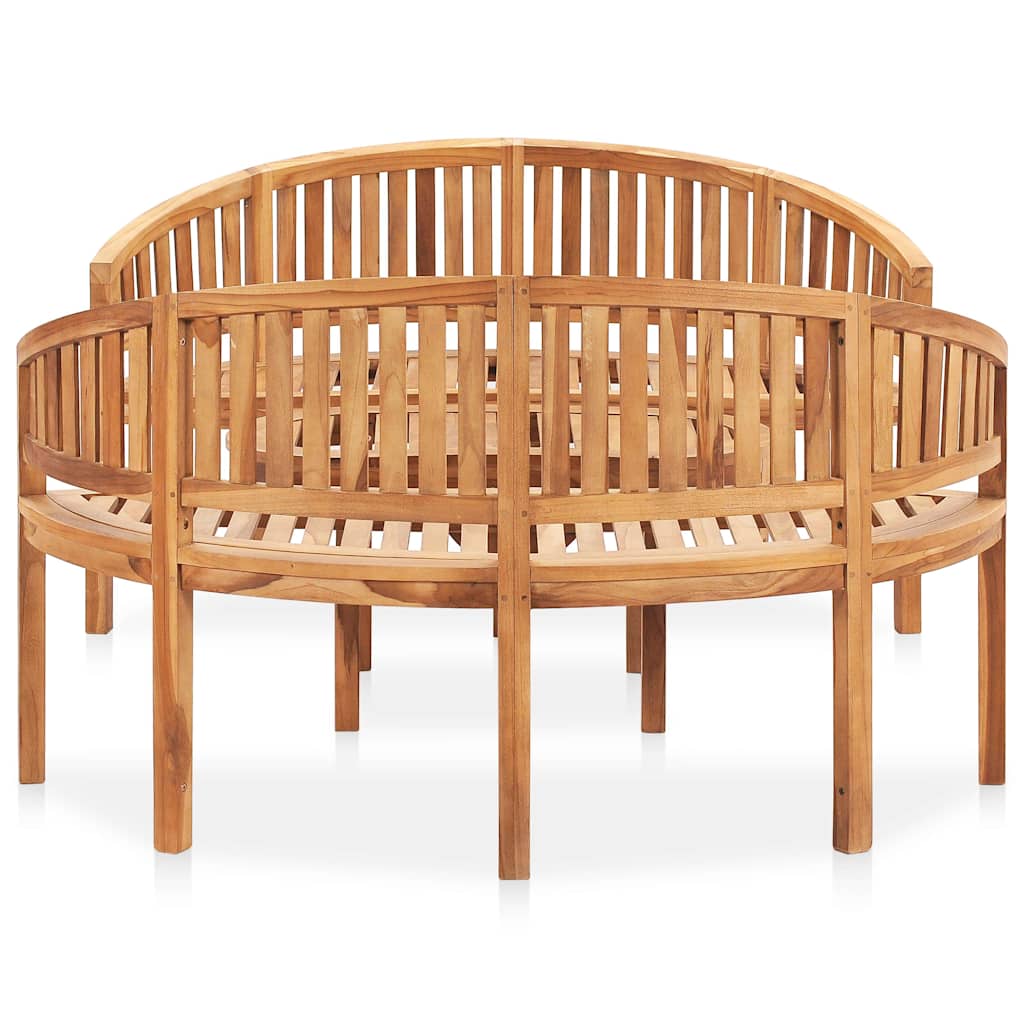 Set Salotto da Giardino 3 pz Design Curvo in Massello di Teak | homemem39