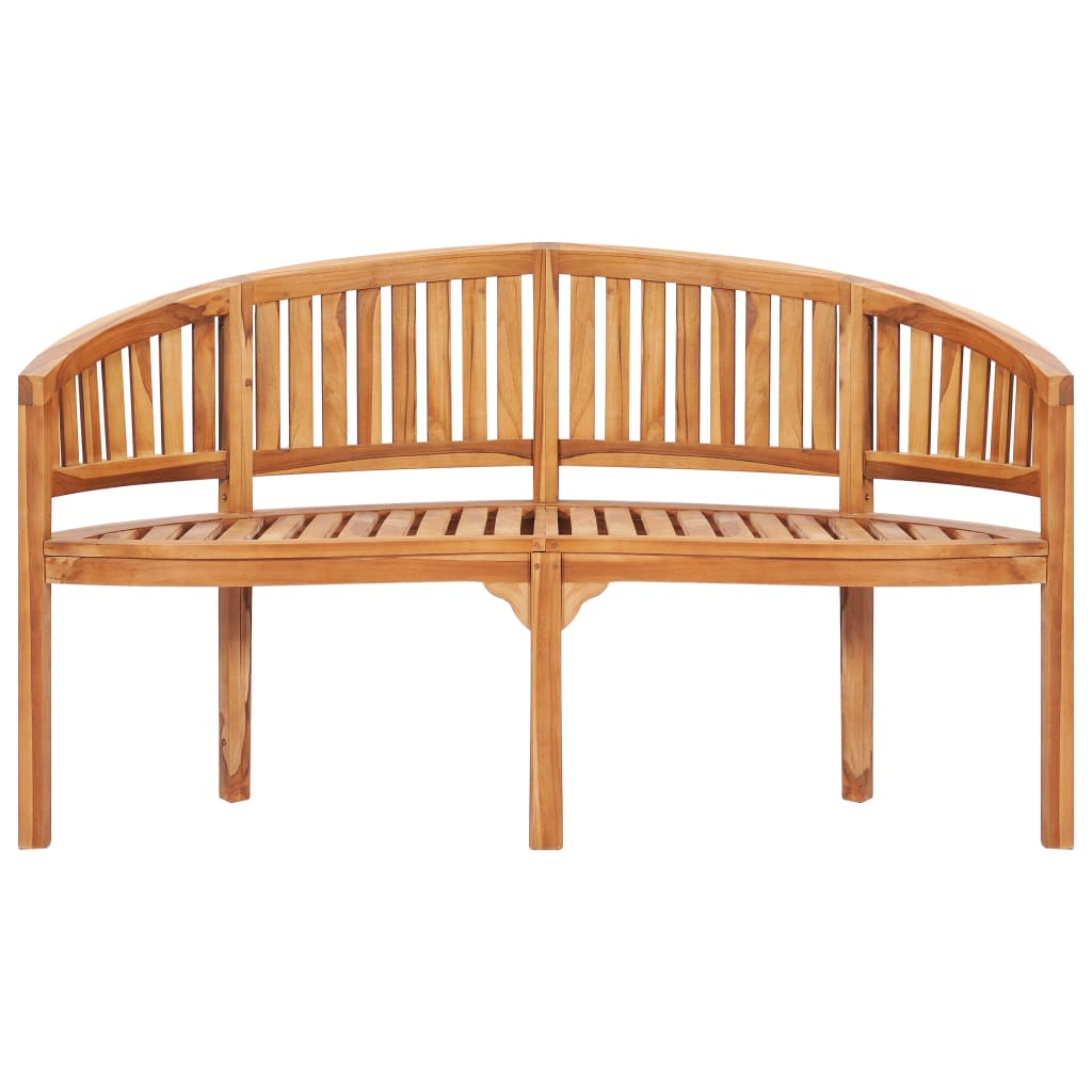 Set Salotto da Giardino 3 pz Design Curvo in Massello di Teak | homemem39