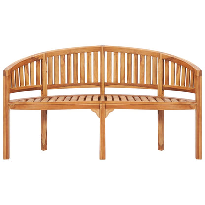Set Salotto da Giardino 3 pz Design Curvo in Massello di Teak | homemem39