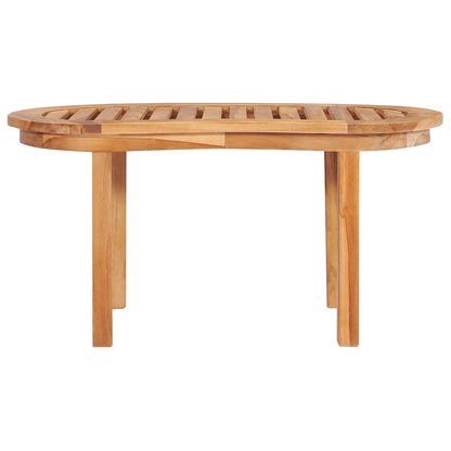 Set Salotto da Giardino 3 pz Design Curvo in Massello di Teak | homemem39