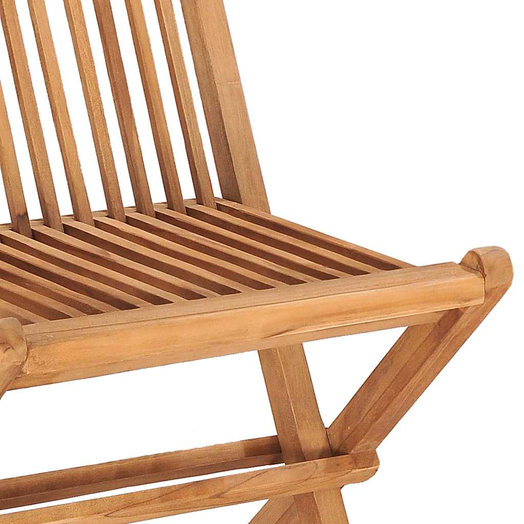 Set da Pranzo da Giardino 9 pz Pieghevole in Massello di Teak | homemem39