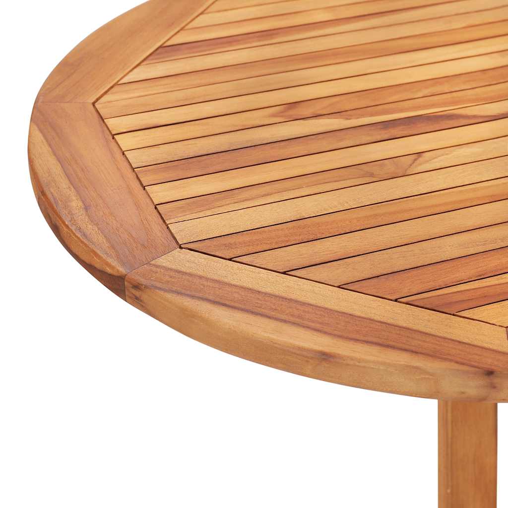 Set da Pranzo da Giardino 5 pz Pieghevole in Massello di Teak | homemem39
