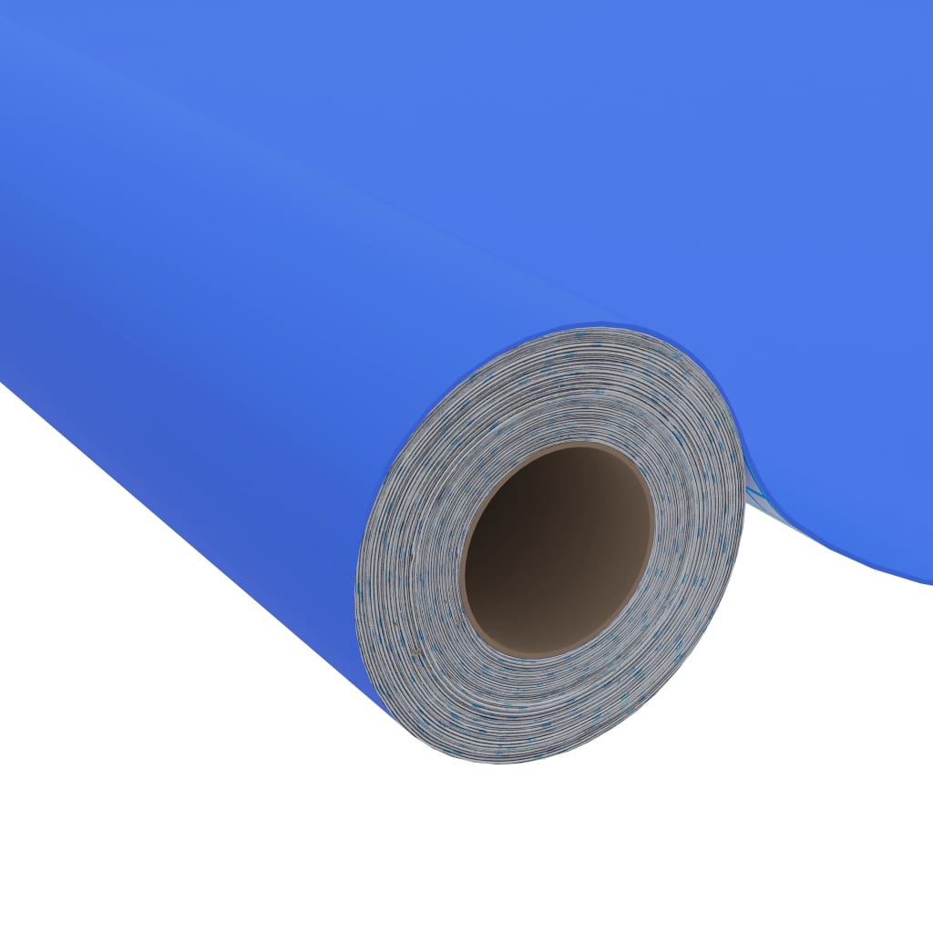 Pellicola Autoadesiva per Mobili Blu Lucido 500x90 cm in PVC | homemem39