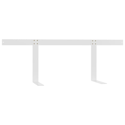 Schienale per Divano a Pallet Bianco 110 cm in Ferro | homemem39