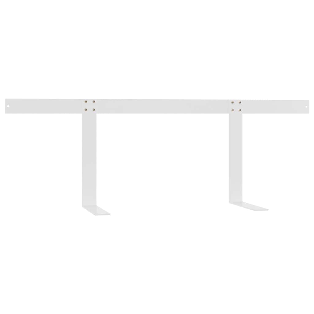 Schienale per Divano a Pallet Bianco 110 cm in Ferro