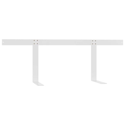 Schienale per Divano a Pallet Bianco 110 cm in Ferro