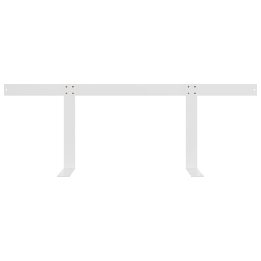 Schienale per Divano a Pallet Bianco 110 cm in Ferro | homemem39