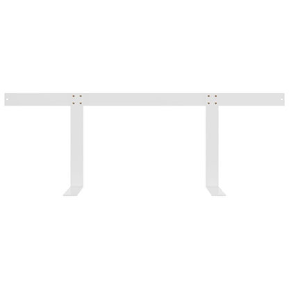 Schienale per Divano a Pallet Bianco 110 cm in Ferro | homemem39
