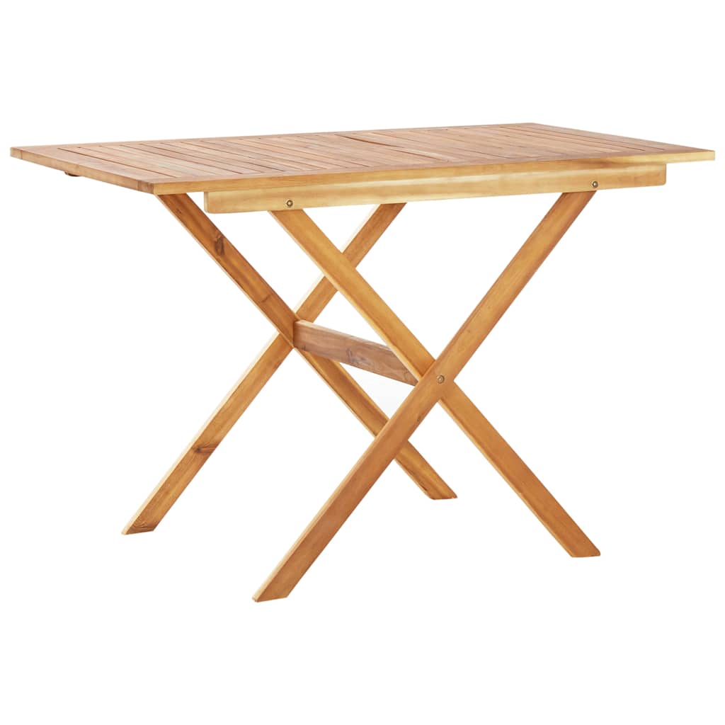 Set da Pranzo Giardino 3 pz Polyrattan e Massello Acacia Grigio | homemem39
