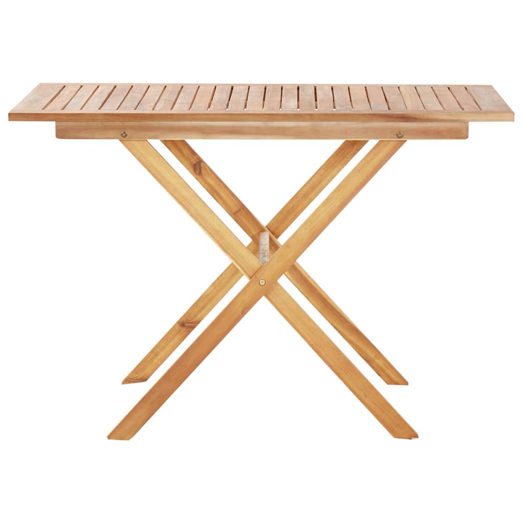 Set da Pranzo Giardino 3 pz Polyrattan e Massello Acacia Grigio | homemem39