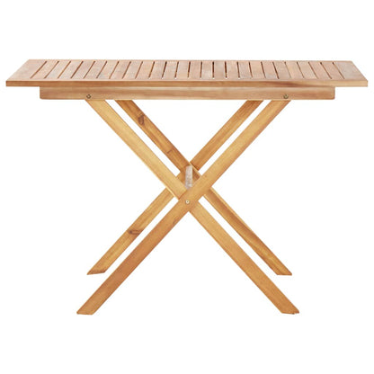 Set da Pranzo Giardino 3 pz Polyrattan e Massello Acacia Grigio | homemem39