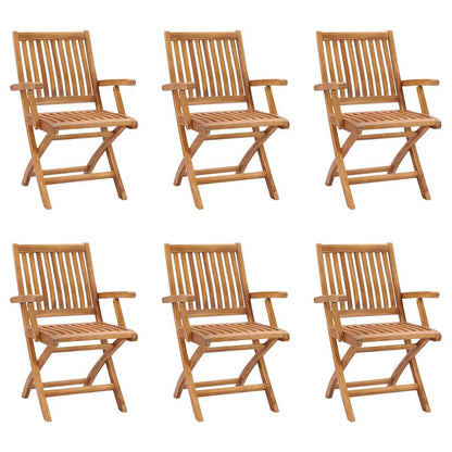 Set da Pranzo da Giardino 7 pz in Legno Massello di Teak | homemem39