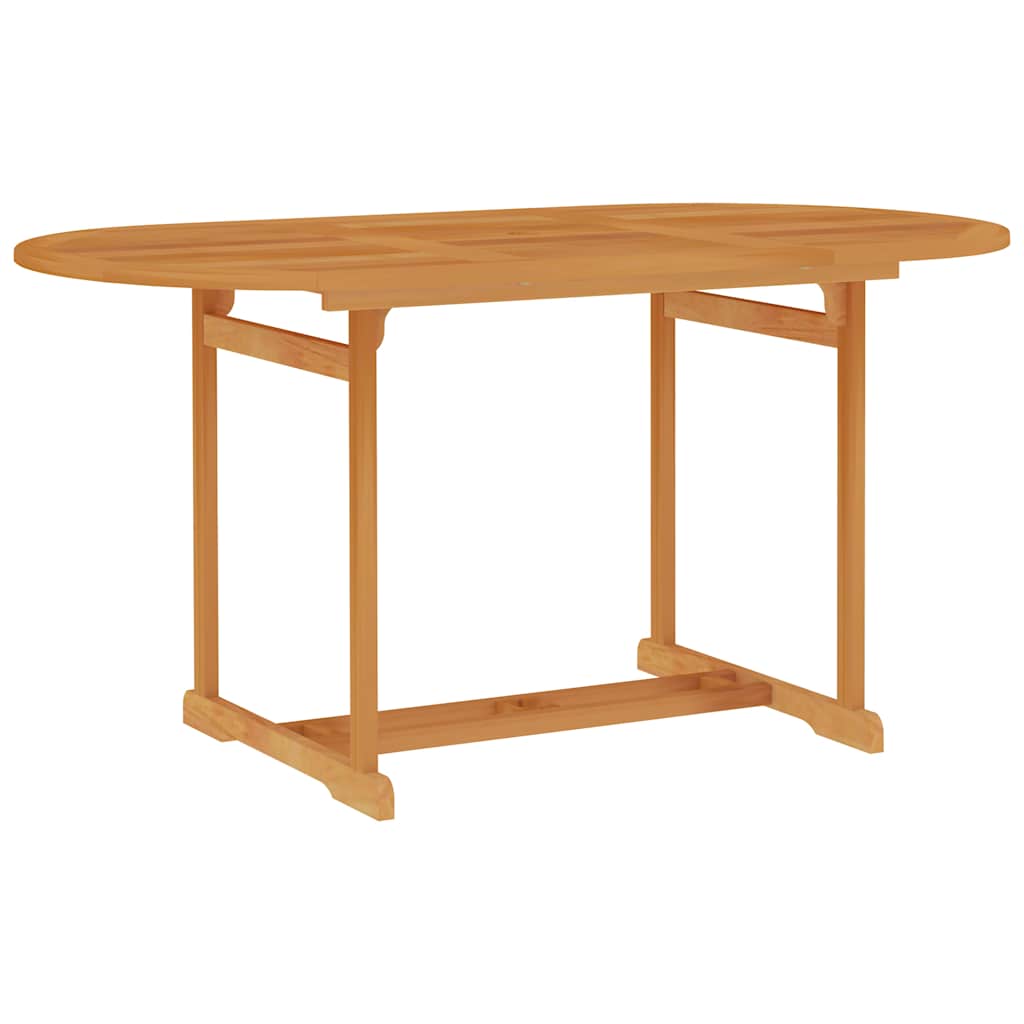 Set da Pranzo da Giardino 5 pz in Legno Massello di Teak | homemem39
