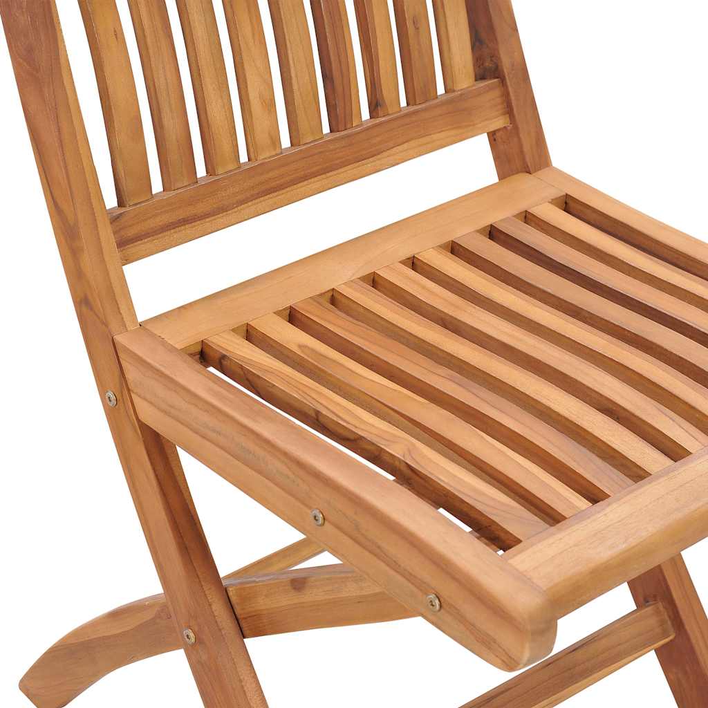 Set da Pranzo da Giardino 5 pz in Legno Massello di Teak | homemem39