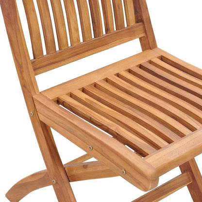 Set da Pranzo da Giardino 5 pz in Legno Massello di Teak | homemem39