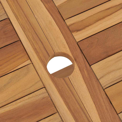 Set da Pranzo da Giardino 7 pz in Legno Massello di Teak | homemem39
