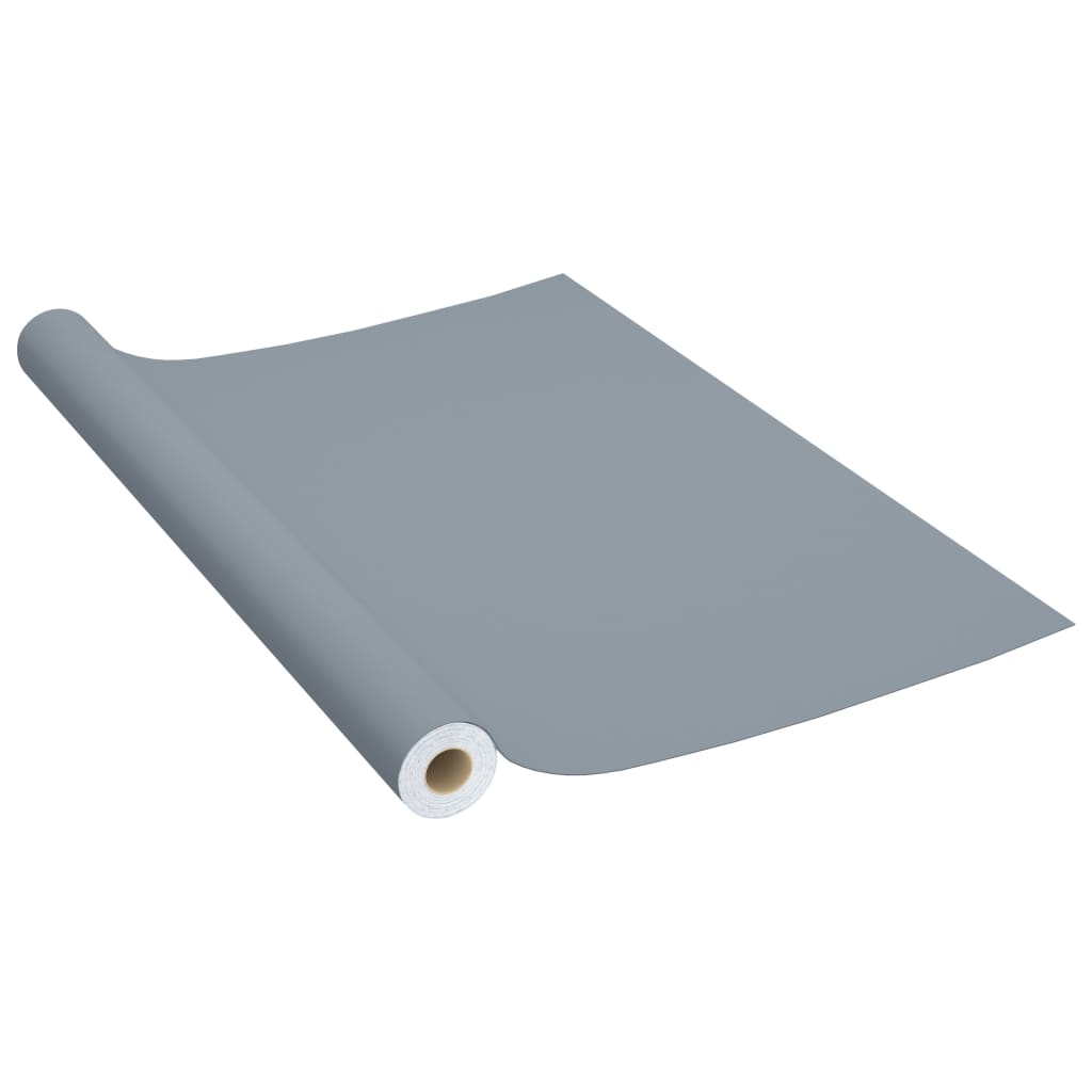 Pellicole Autoadesive per Mobili 2 pz Grigie 500x90 cm in PVC - homemem39