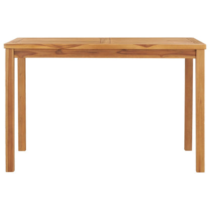 Set da pranzo da giardino 7 pz 120x70 cm in legno massello di teak - homemem39