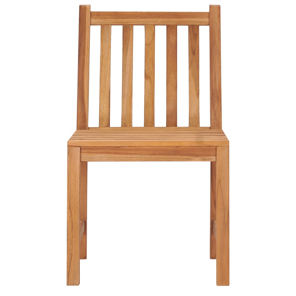 Set da pranzo da giardino 5 pz 140x80 cm in legno massello di teak | homemem39
