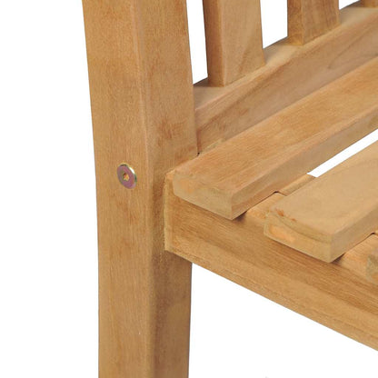 Set da pranzo da giardino 7 pz 140x80 cm in legno massello di teak | homemem39