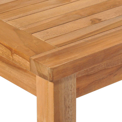 Set da pranzo da giardino 5 pz 150x90 cm in legno massello di teak | homemem39