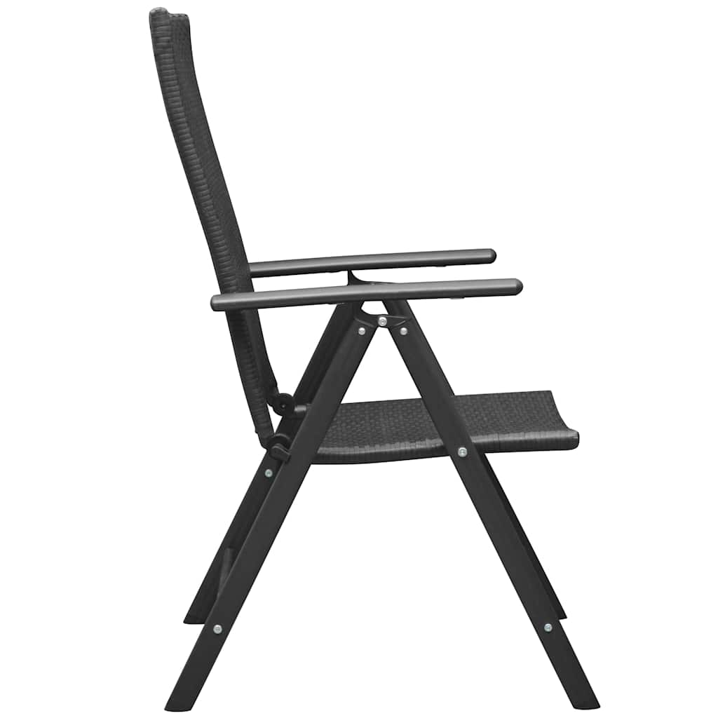 Set da Pranzo da Giardino 5 pz Nero e Marrone | homemem39