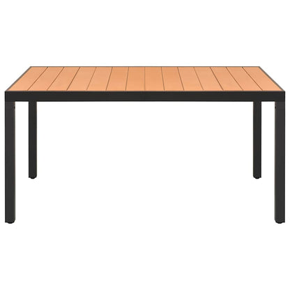 Set da Pranzo da Giardino 5 pz Nero e Marrone | homemem39