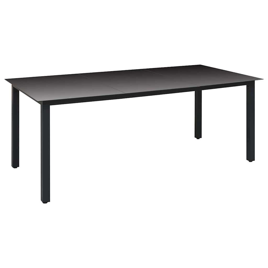 Set da Pranzo da Giardino 7 pz Nero e Marrone | homemem39