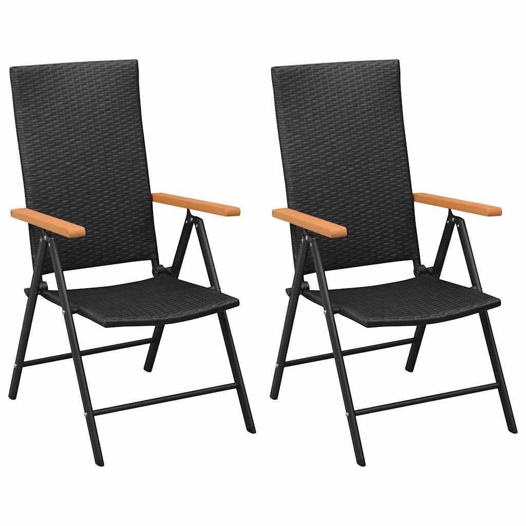 Set da Pranzo da Giardino 3 pz Nero e Marrone | homemem39