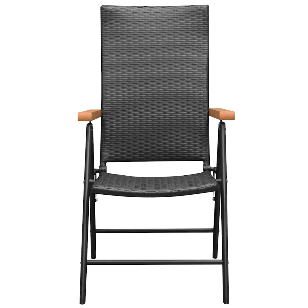Set da Pranzo da Giardino 3 pz Nero e Marrone | homemem39