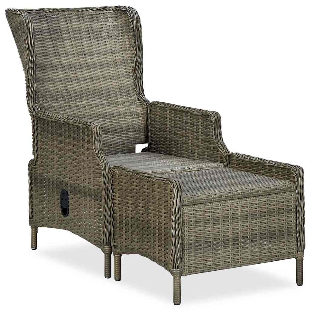 Set da Pranzo da Giardino 9 pz con Cuscini Polyrattan Marrone