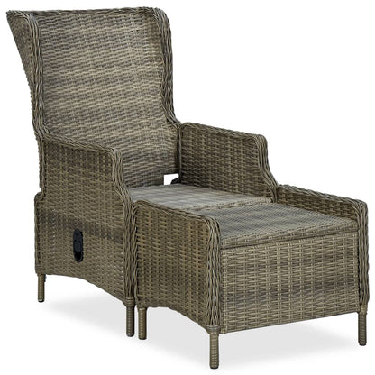Set da Pranzo da Giardino 9 pz con Cuscini in Polyrattan Marrone | homemem39