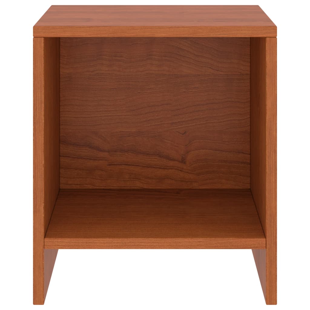 Comodini 2 pz Ambrati 35x30x40 cm in Legno Massello di Pino | homemem39