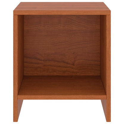 Comodini 2 pz Ambrati 35x30x40 cm in Legno Massello di Pino | homemem39