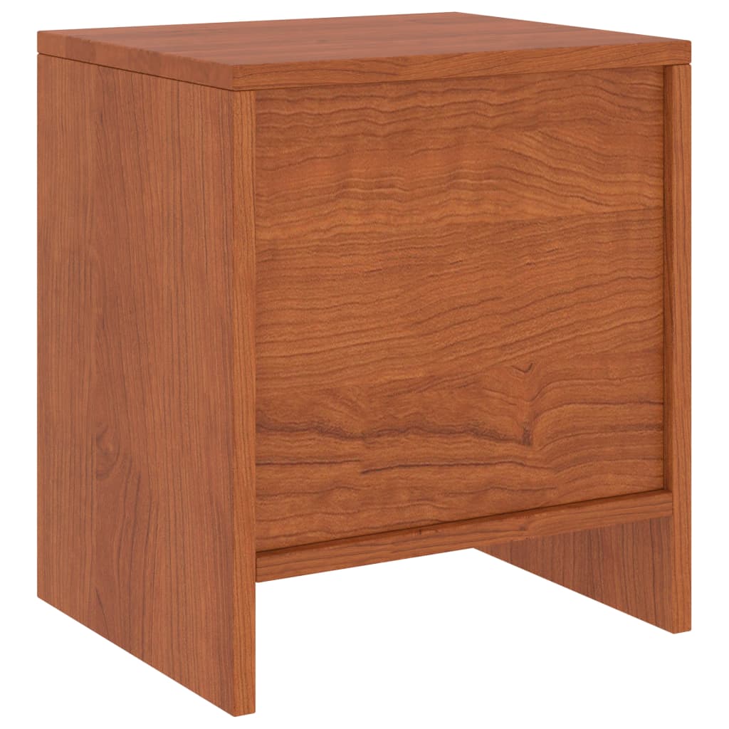 Comodini 2 pz Ambrati 35x30x40 cm in Legno Massello di Pino | homemem39
