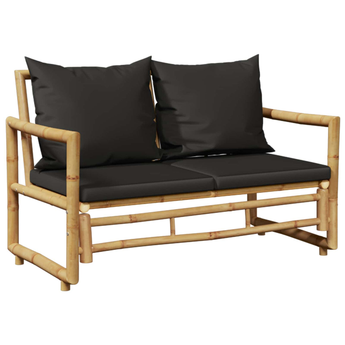 Set Divani da Giardino 4 pz con Cuscini in Bambù