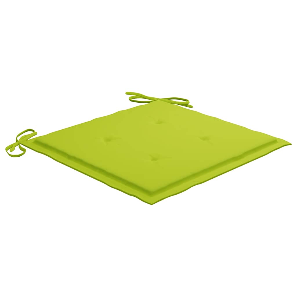 Sedie da Giardino con Cuscini e Tavolino in Massello di Acacia - homemem39