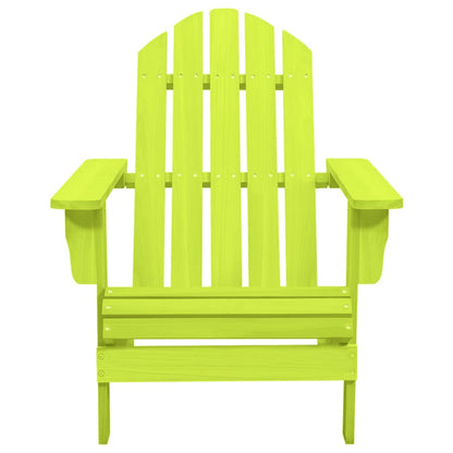 Sedia Giardino Adirondack in Legno Massello di Abete Verde - homemem39