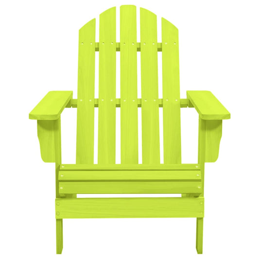 Sedia Giardino Adirondack in Legno Massello di Abete Verde - homemem39