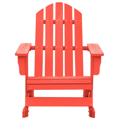 Sedia Giardino Adirondack in Legno Massello di Abete Rossa - homemem39