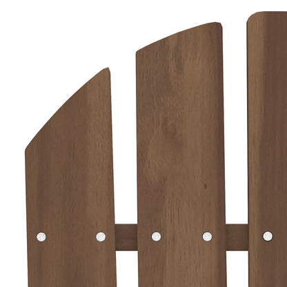 Sedia da Giardino Adirondack a 2 Posti Legno di Abete Marrone | homemem39