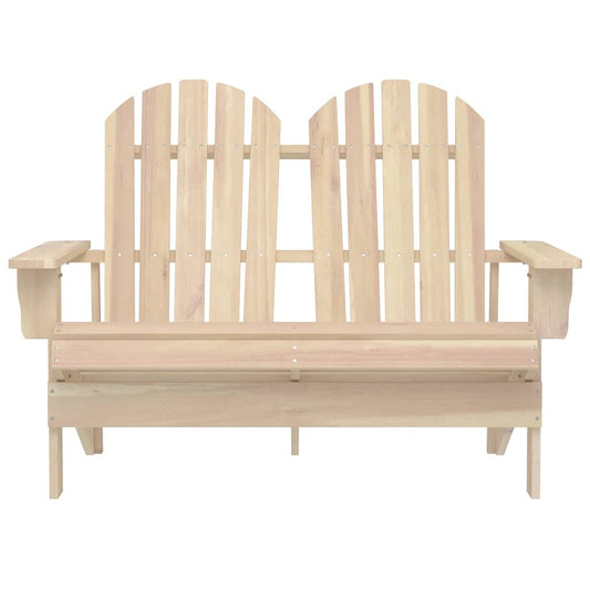 Sedia da Giardino Adirondack a 2 Posti in Legno di Abete | homemem39