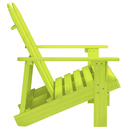 Sedia da Giardino Adirondack a 2 Posti in Legno di Abete Verde | homemem39